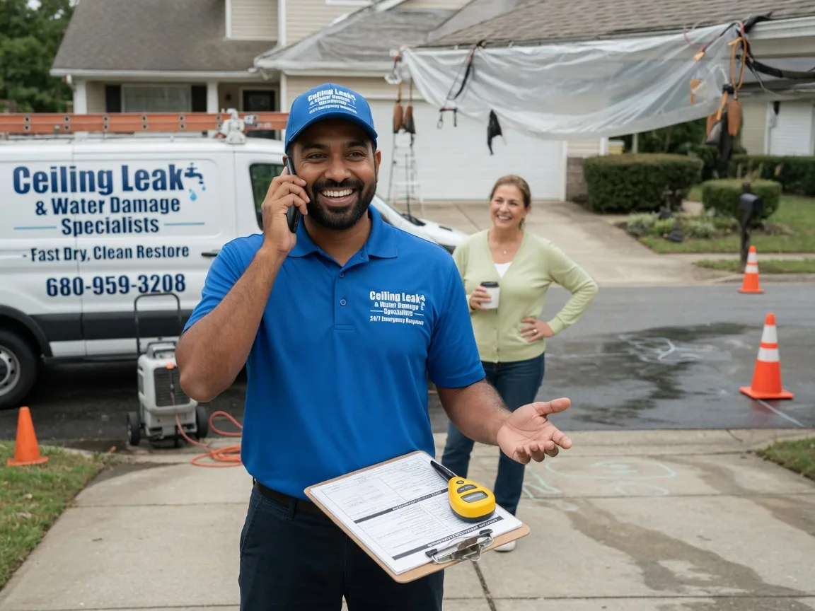 Ceiling Leak Cleanup Schwenksville, PA FAQs